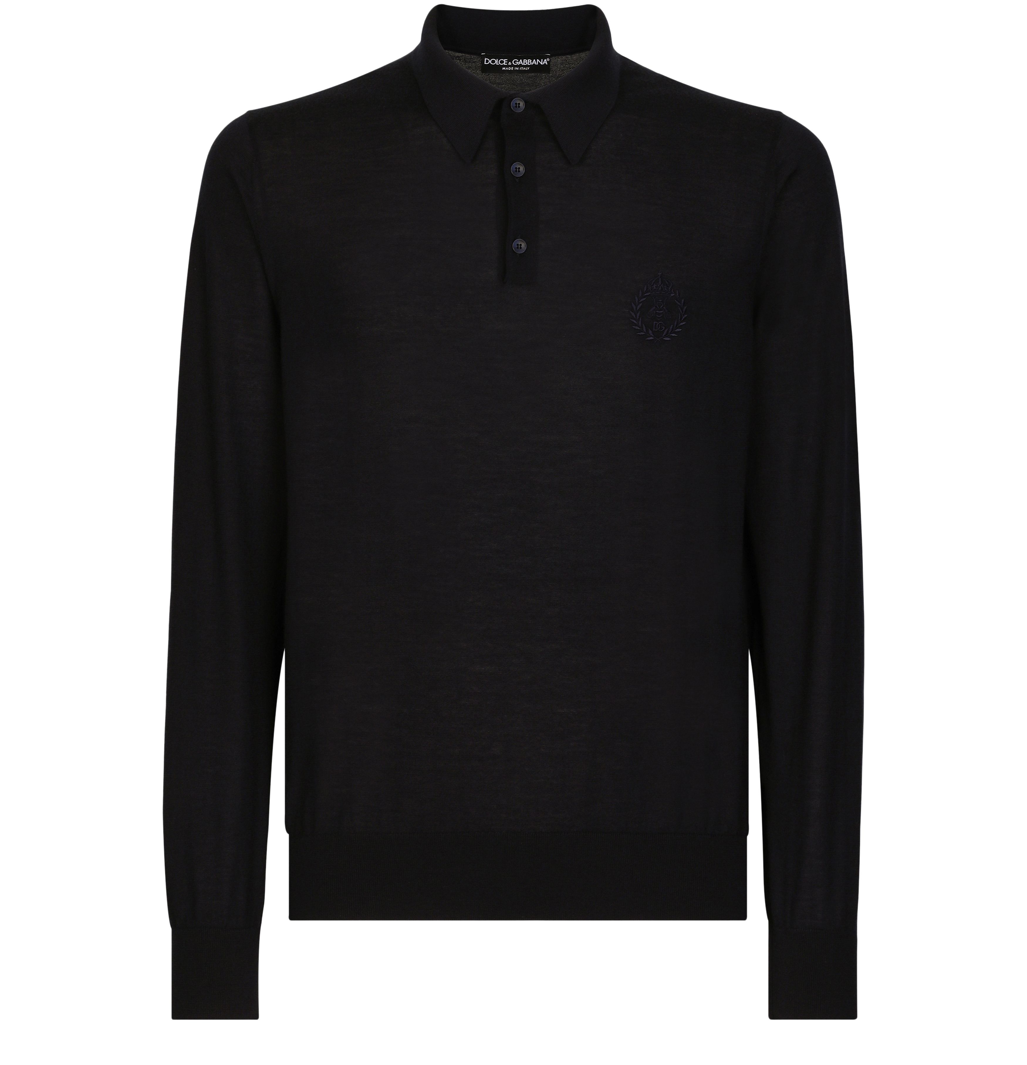 Dolce & Gabbana Cashmere polo-style sweater