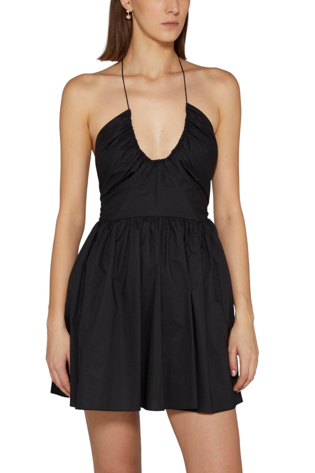 Matteau Drawcord Halter Mini Dress