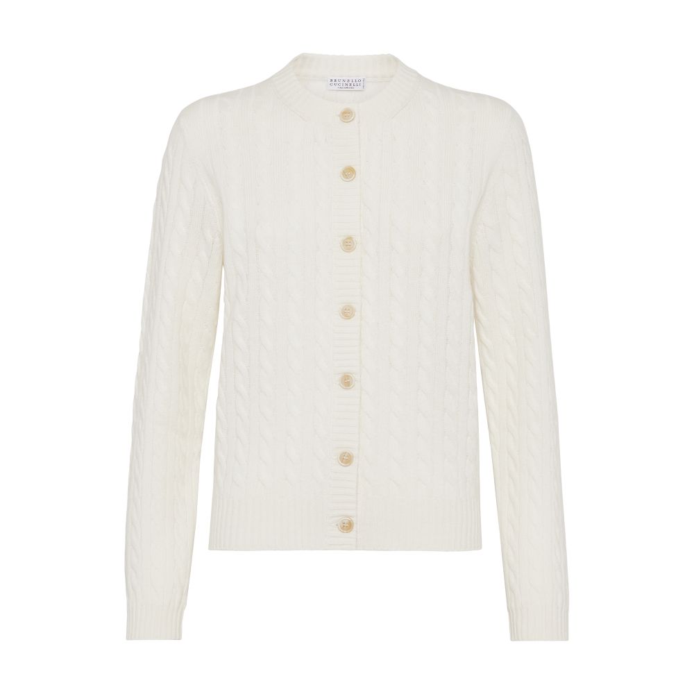 Brunello Cucinelli Cashmere cardigan with monili