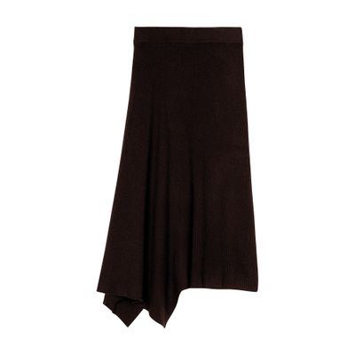  Yana asymmetric cashmere skirt