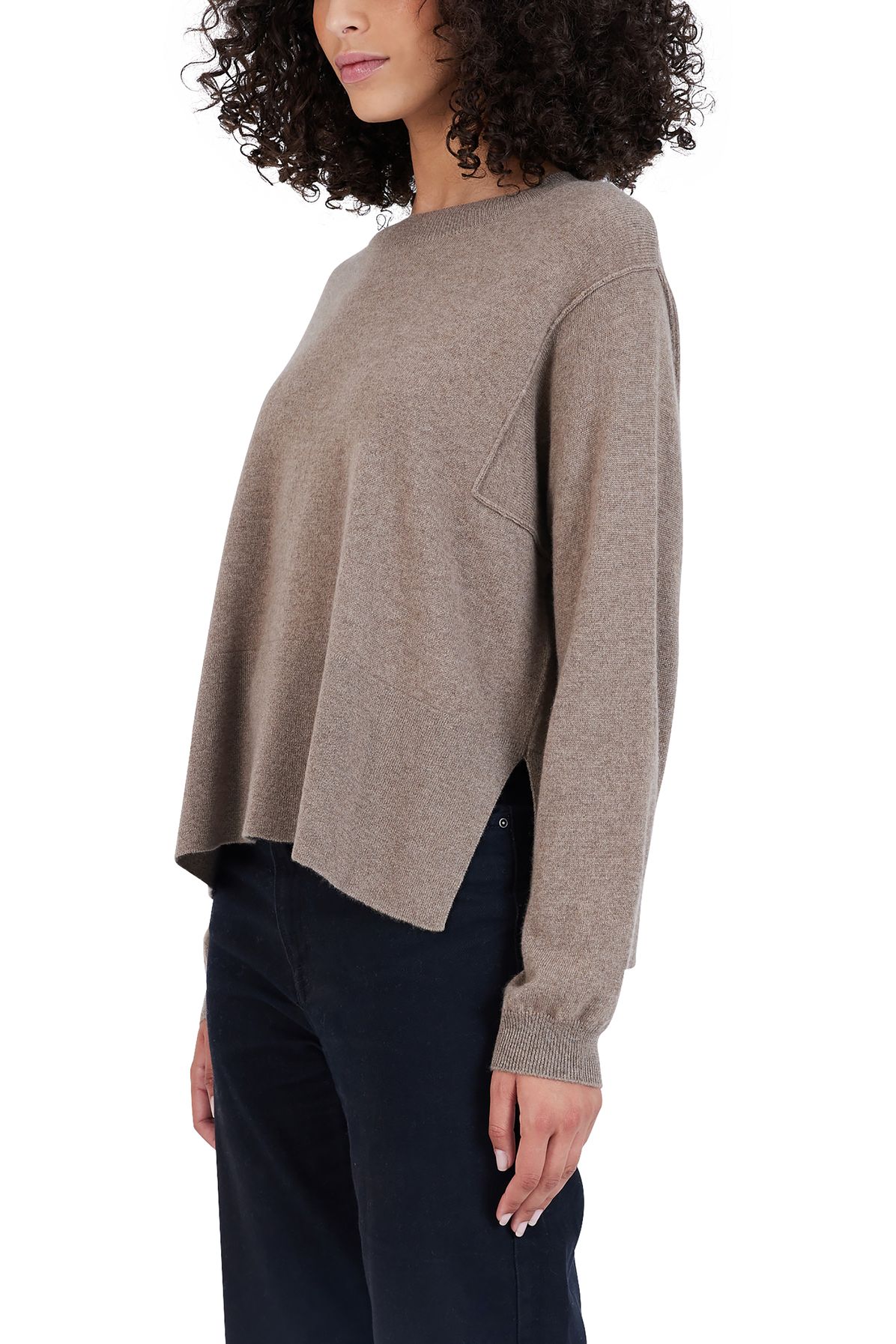  Frankie round neck cashmere sweater