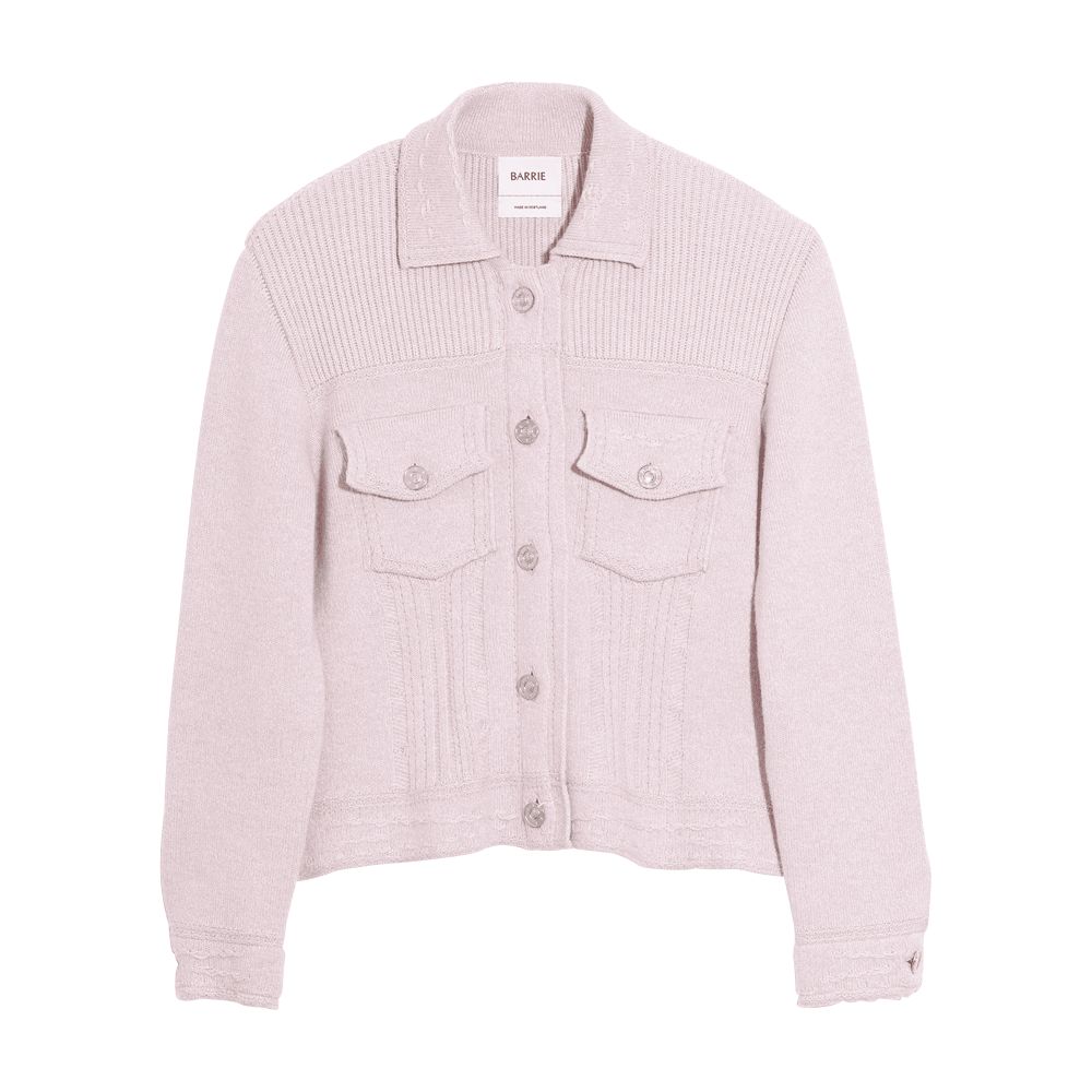 Barrie Denim cashmere and cotton jacket