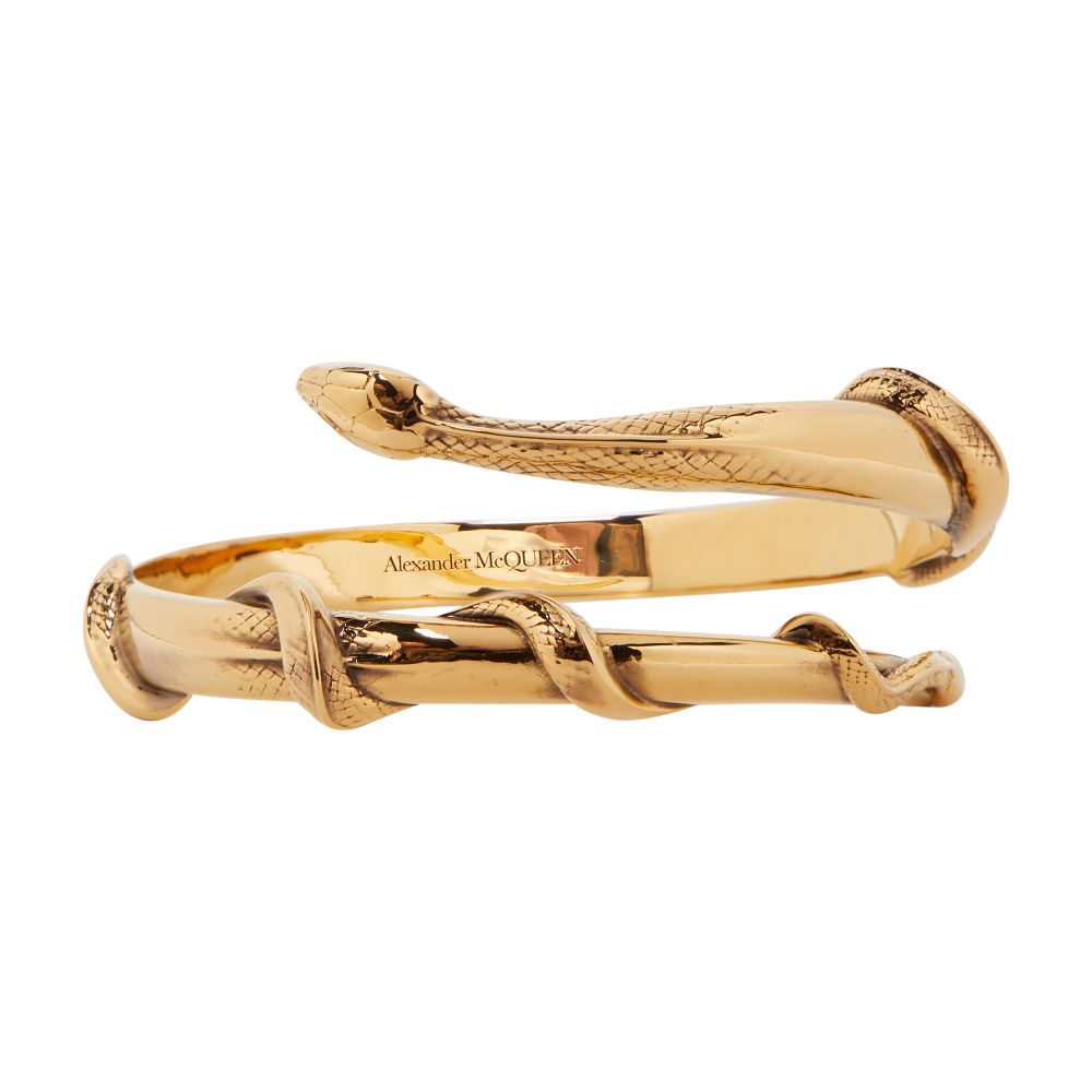 Alexander McQueen Snake arm cuff