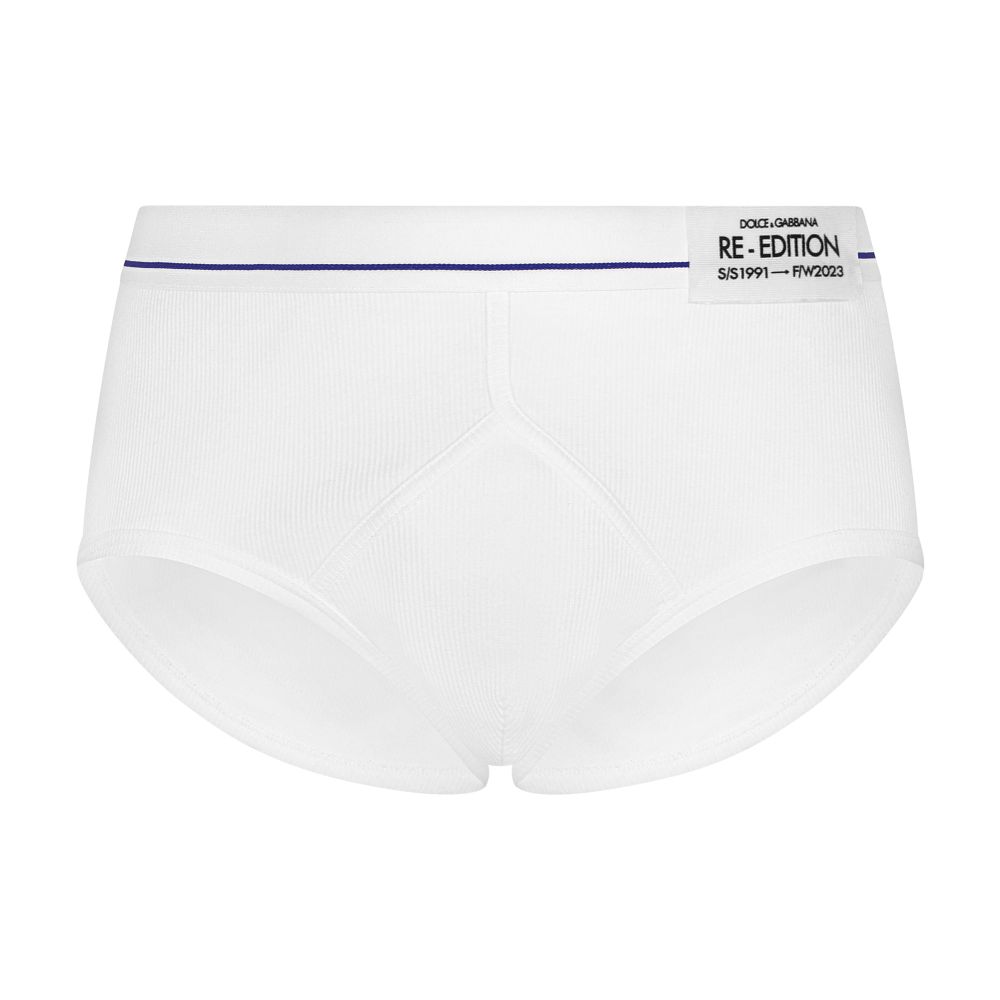 Dolce & Gabbana Fine-rib cotton Brando briefs