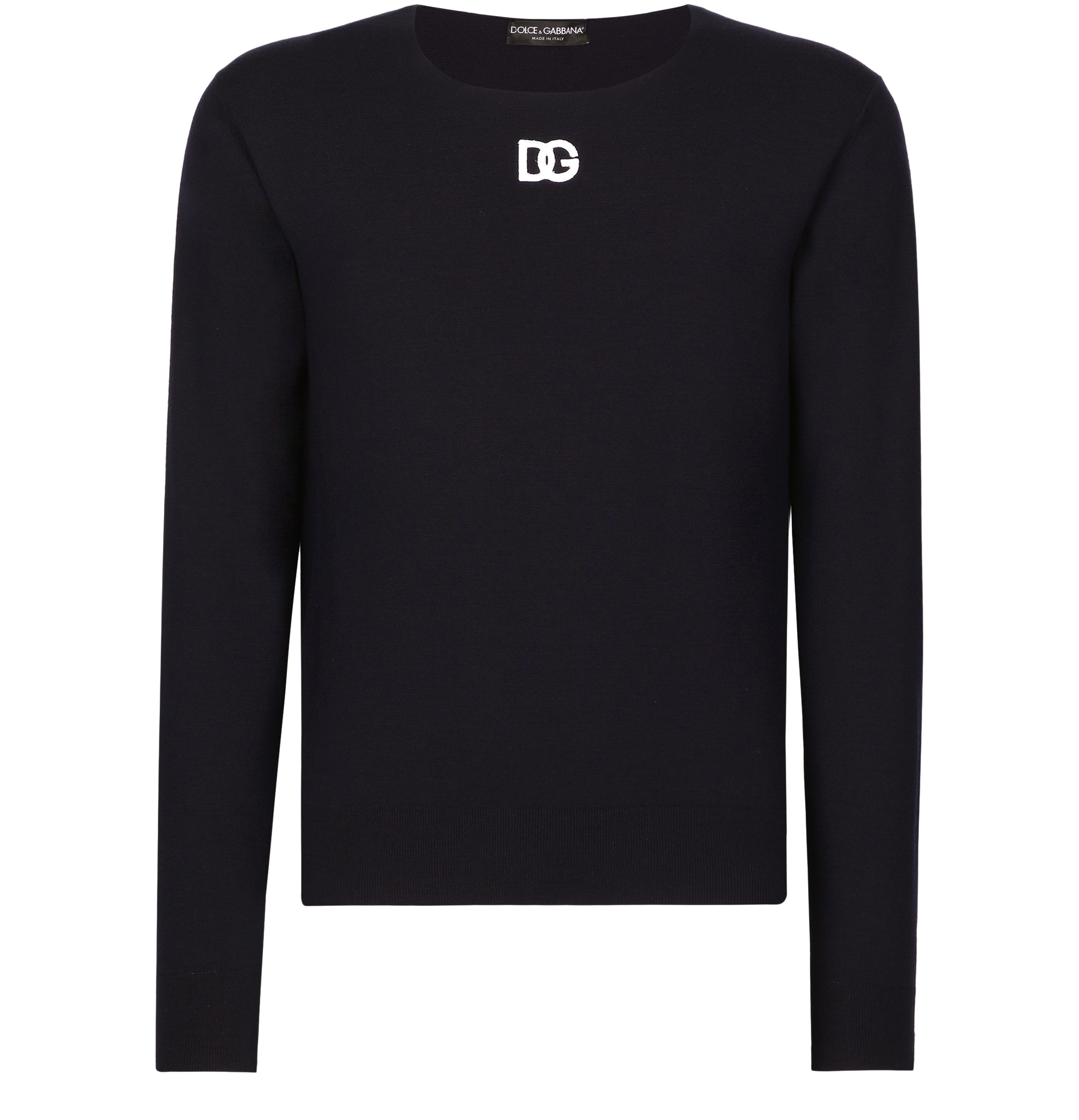 Dolce & Gabbana Round-neck virgin wool sweater