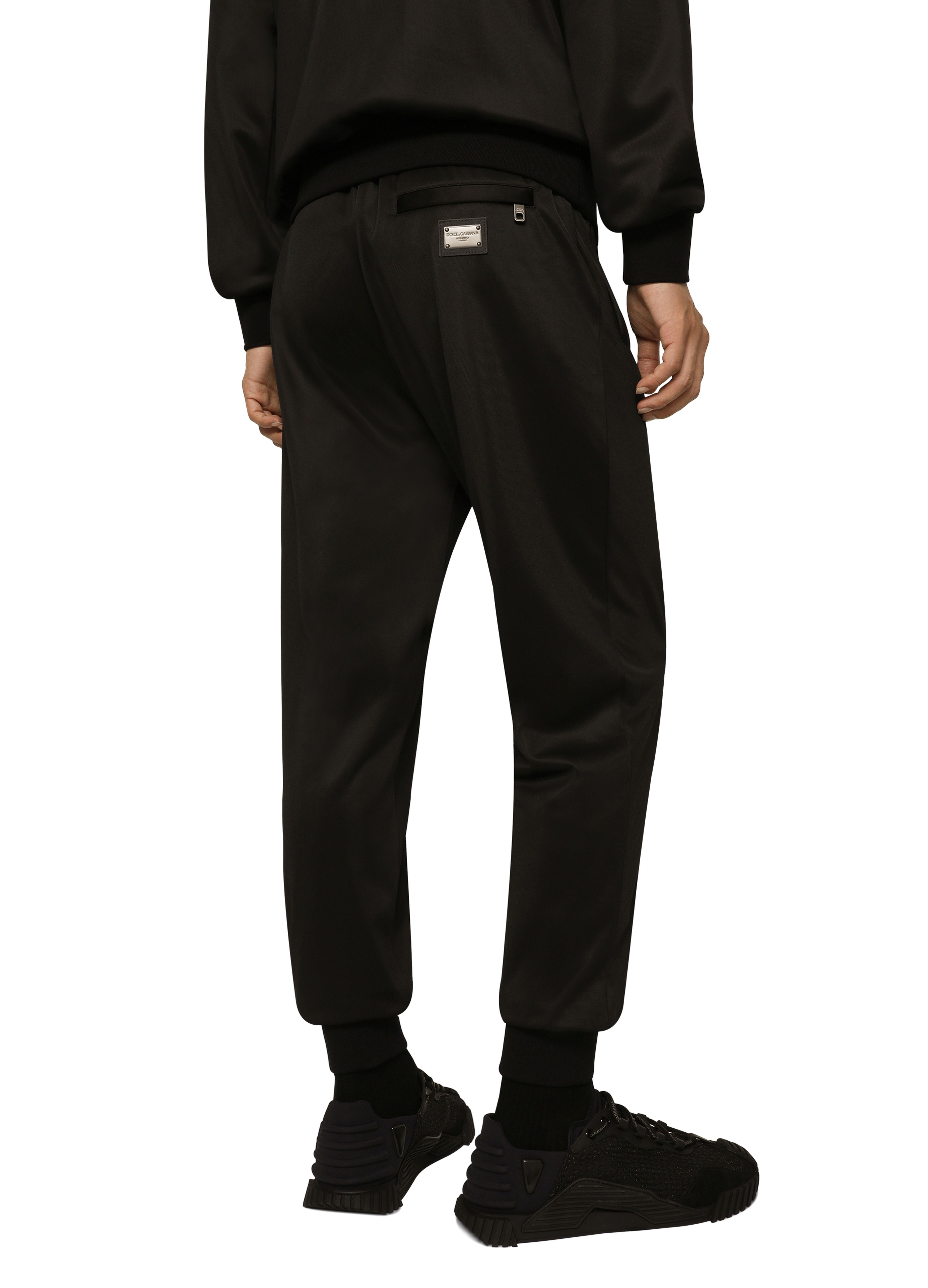 Dolce & Gabbana Technical jersey jogging pants with tag