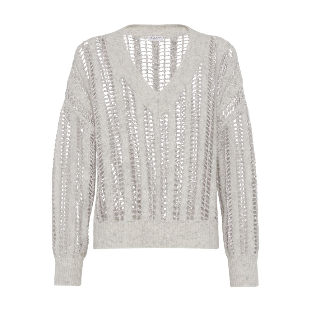 Brunello Cucinelli Dazzling Net sweater