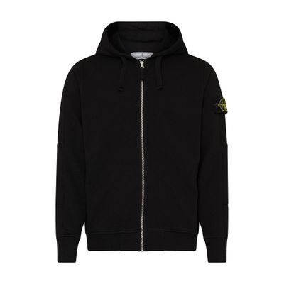 Stone Island Hoodie with logo patch