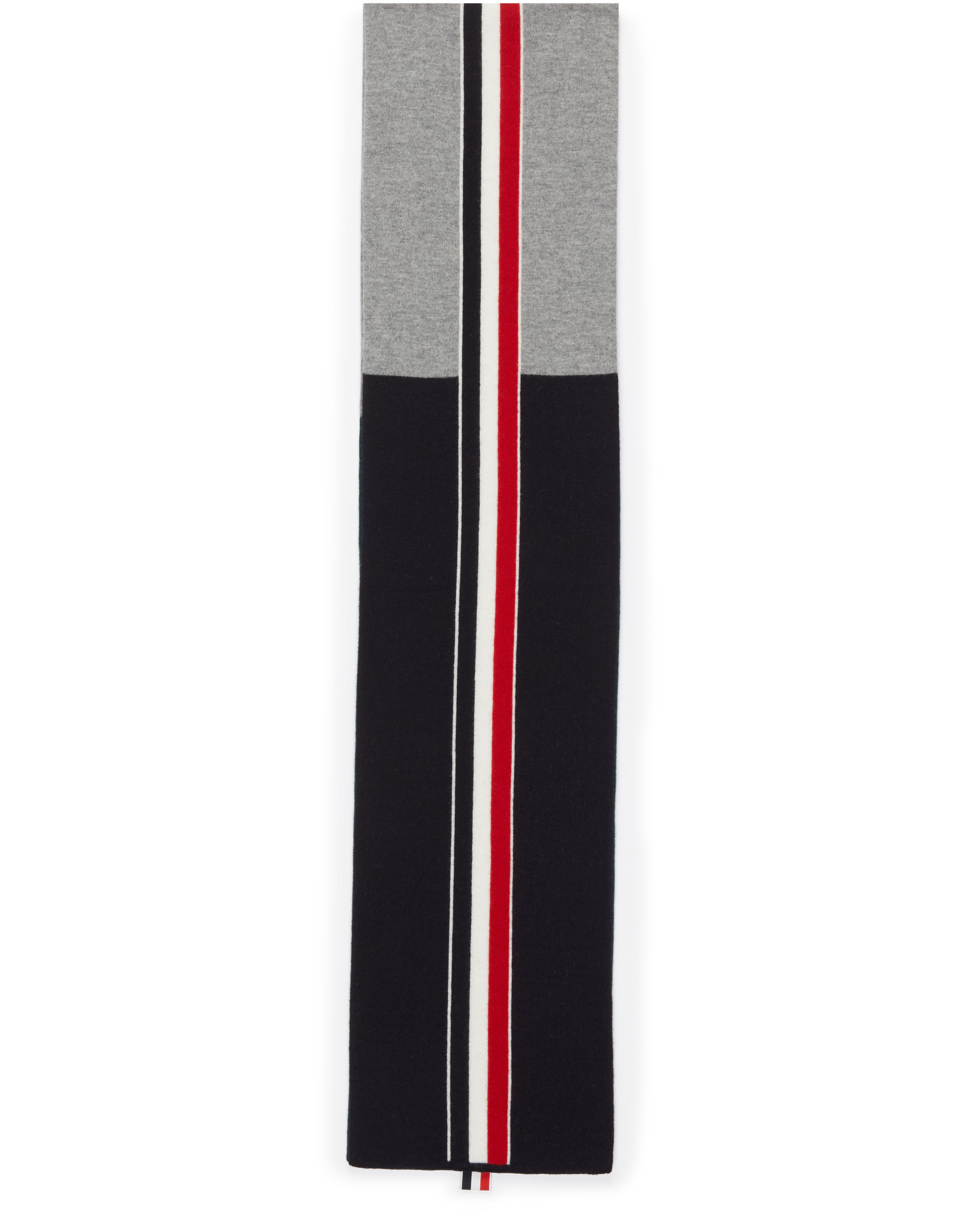 Thom Browne Striped scarf in merino wool