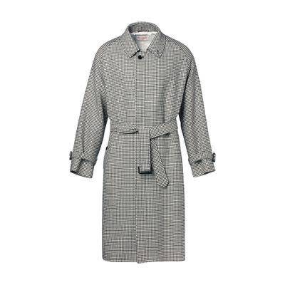  Wool long coat with belt