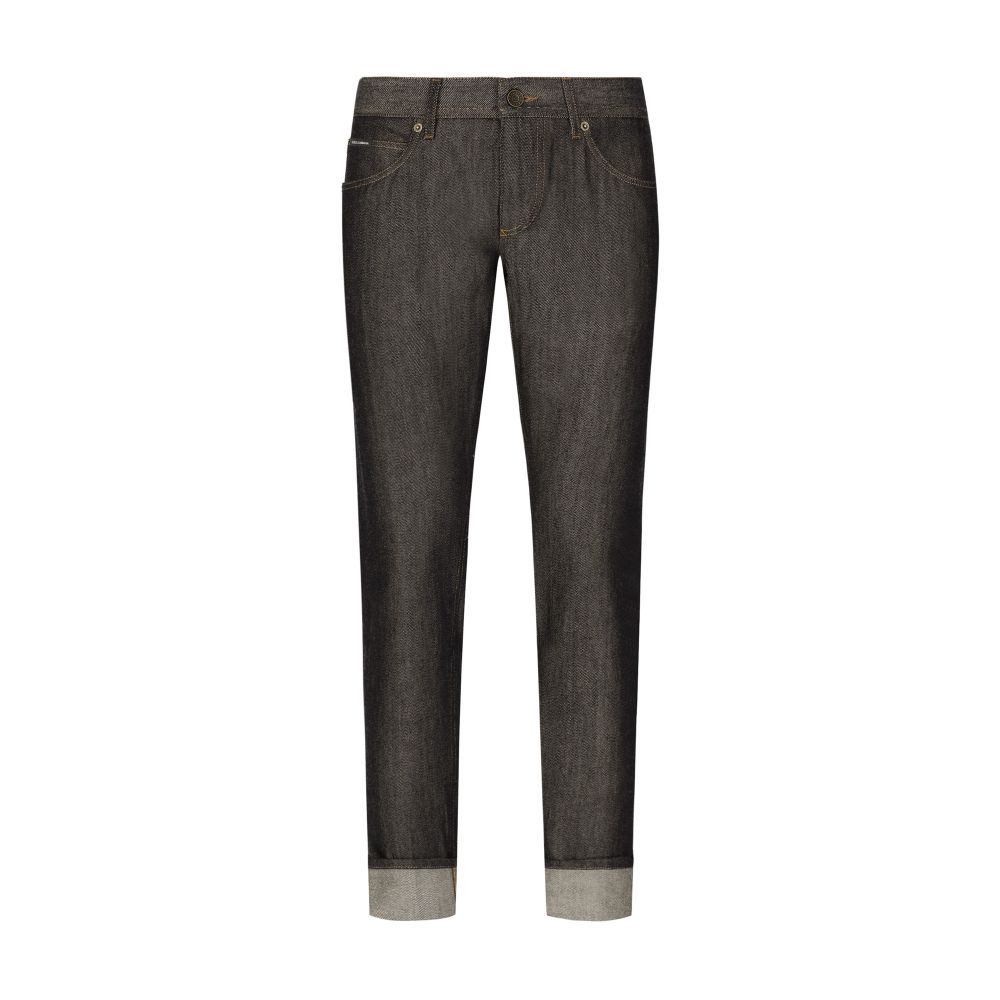 Dolce & Gabbana Regular-fit blue denim jeans