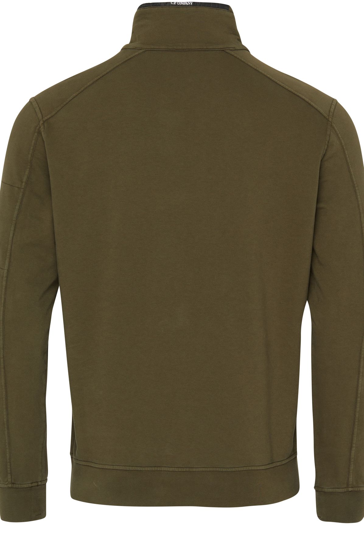 CP COMPANY Light Fleece Ribbed zipped sweatshirt