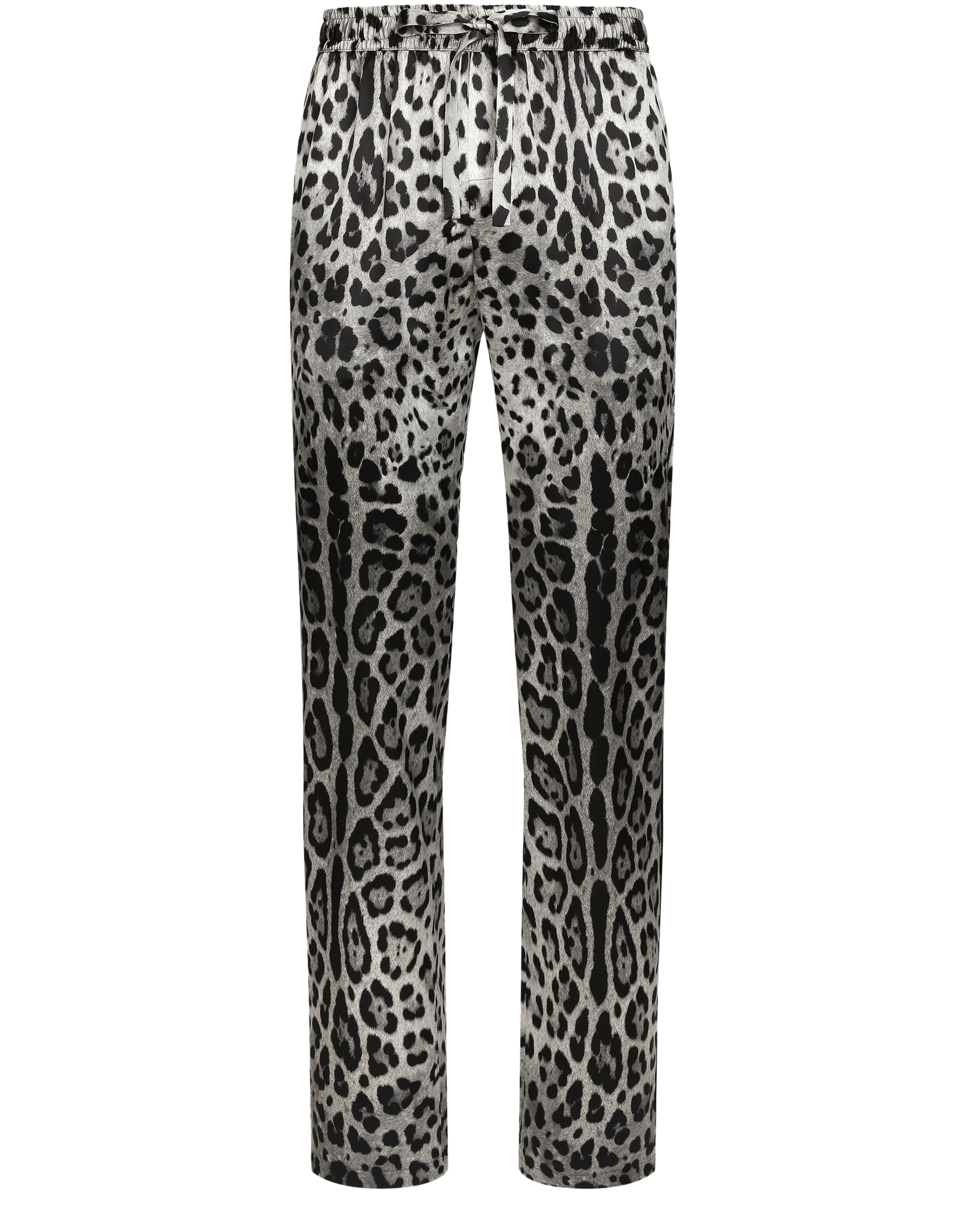 Dolce & Gabbana Leopard-print satin pants