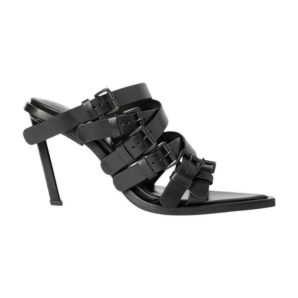 Ann Demeulemeester Nel high heeled mules with belts