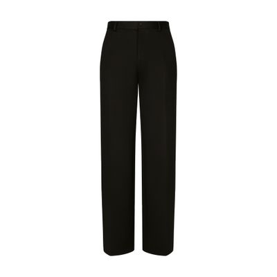 Dolce & Gabbana Straight-Leg Technical Cotton Trousers