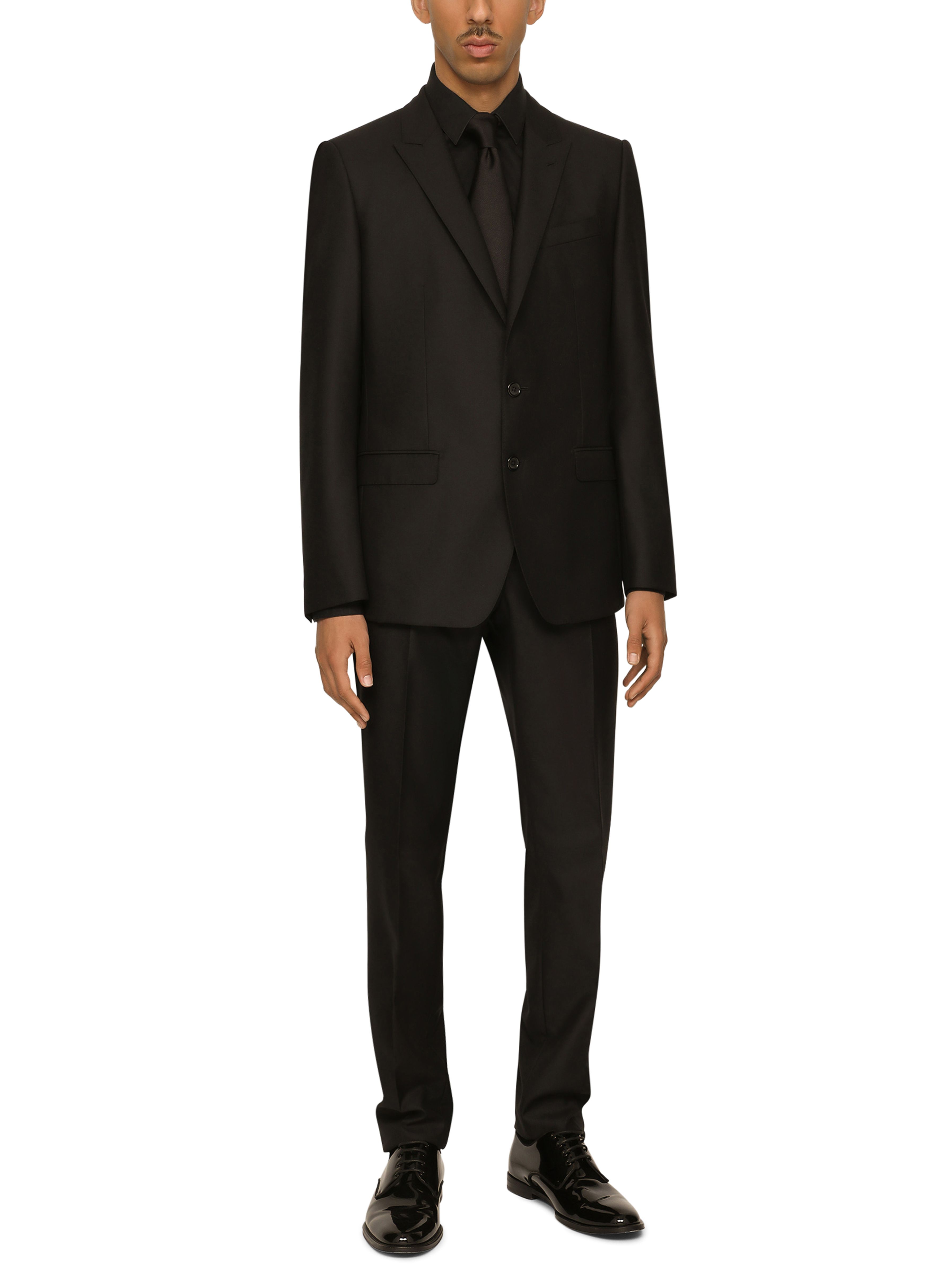 Dolce & Gabbana Martini-fit wool and silk suit