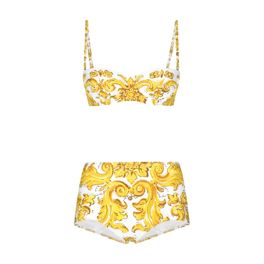 Dolce & Gabbana Majolica bikini top and bottoms