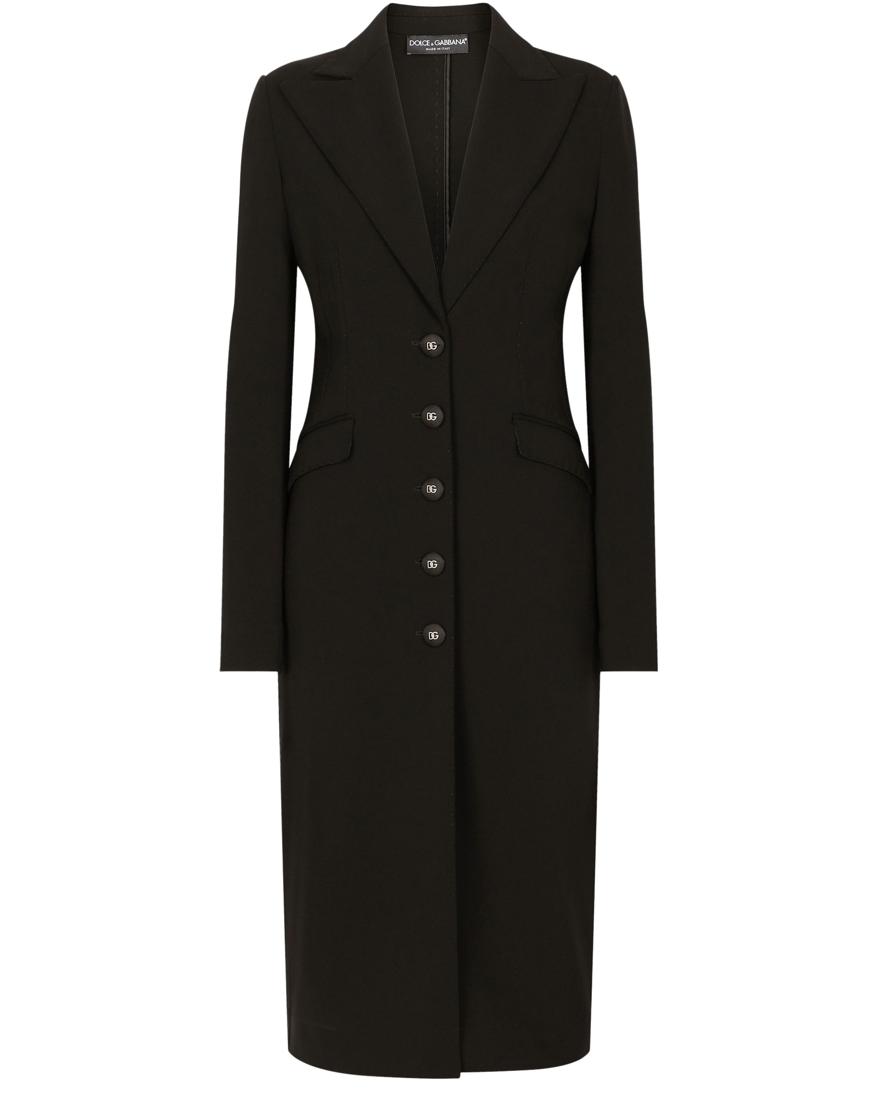 Dolce & Gabbana Jersey milano rib coat