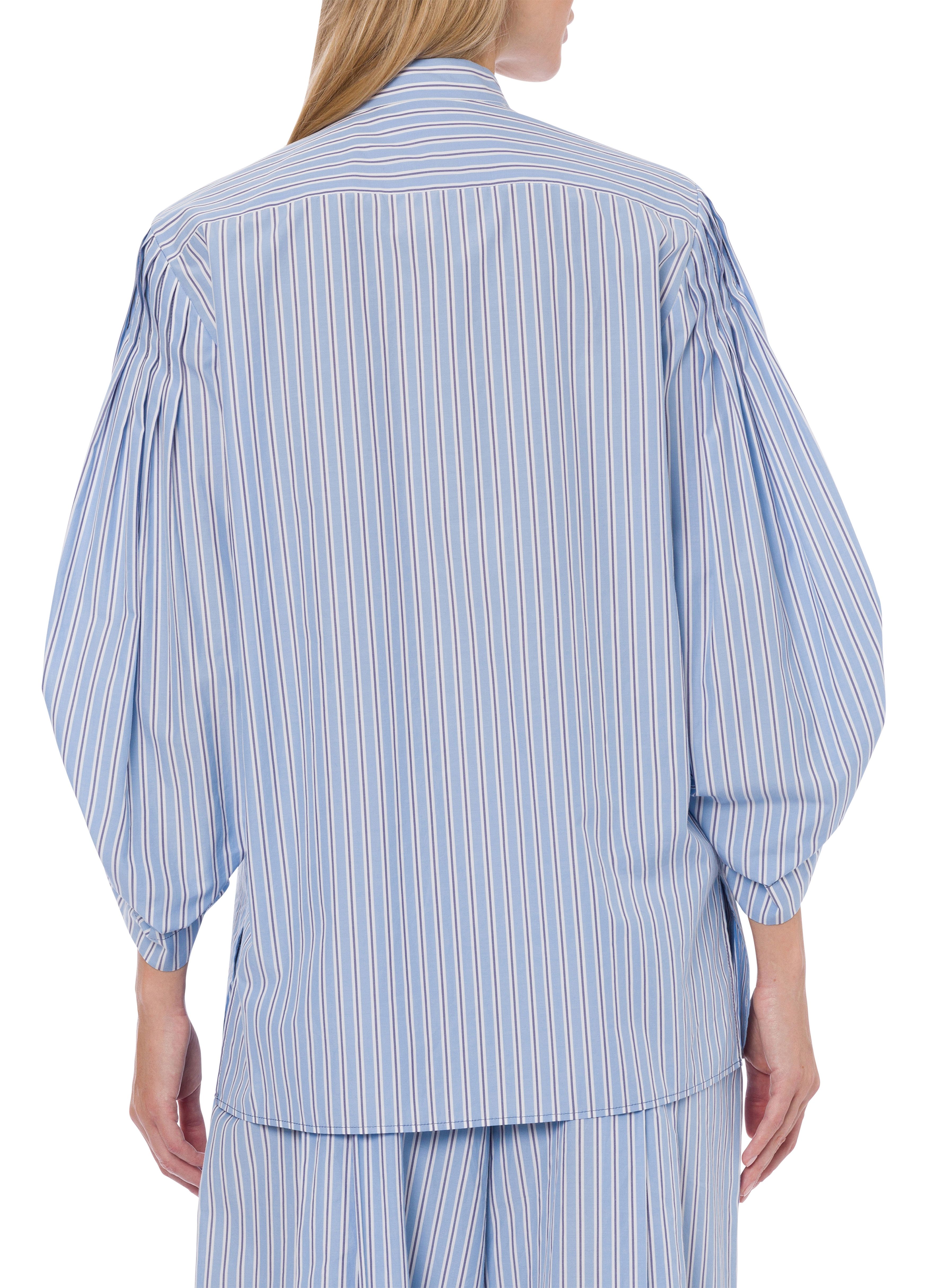 Alberta Ferretti Shirt in striped poplin