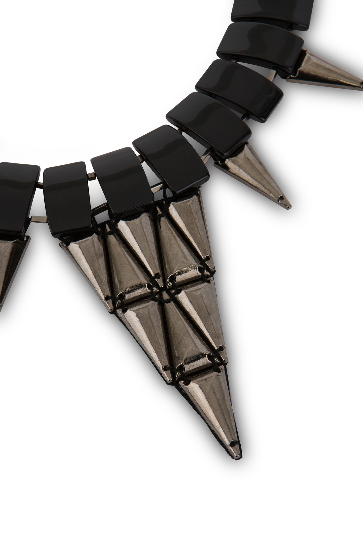 Alberta Ferretti PVC and metal necklace