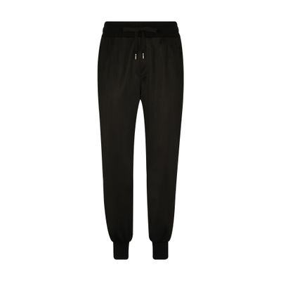 Dolce & Gabbana Technical jersey jogging pants with tag