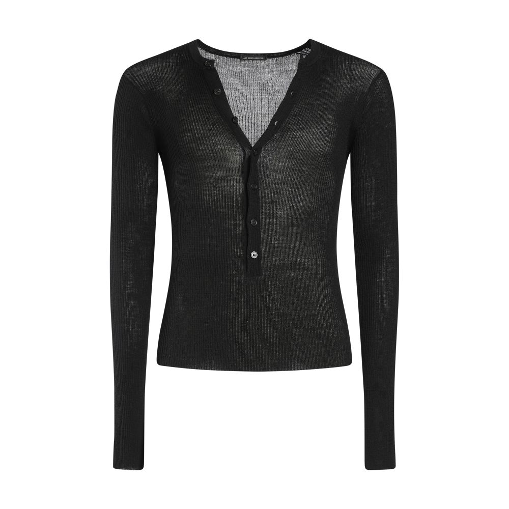 Ann Demeulemeester Zander Serafino Rib Top