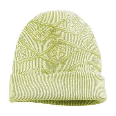 Barrie Beanie hat in cashmere with a monogram motif
