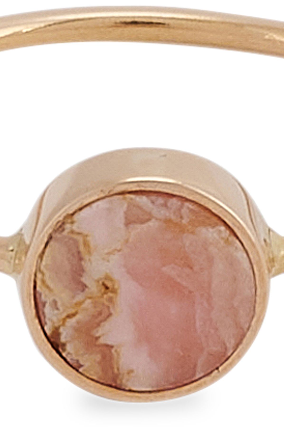  Mini ever rhodocrosite disc ring