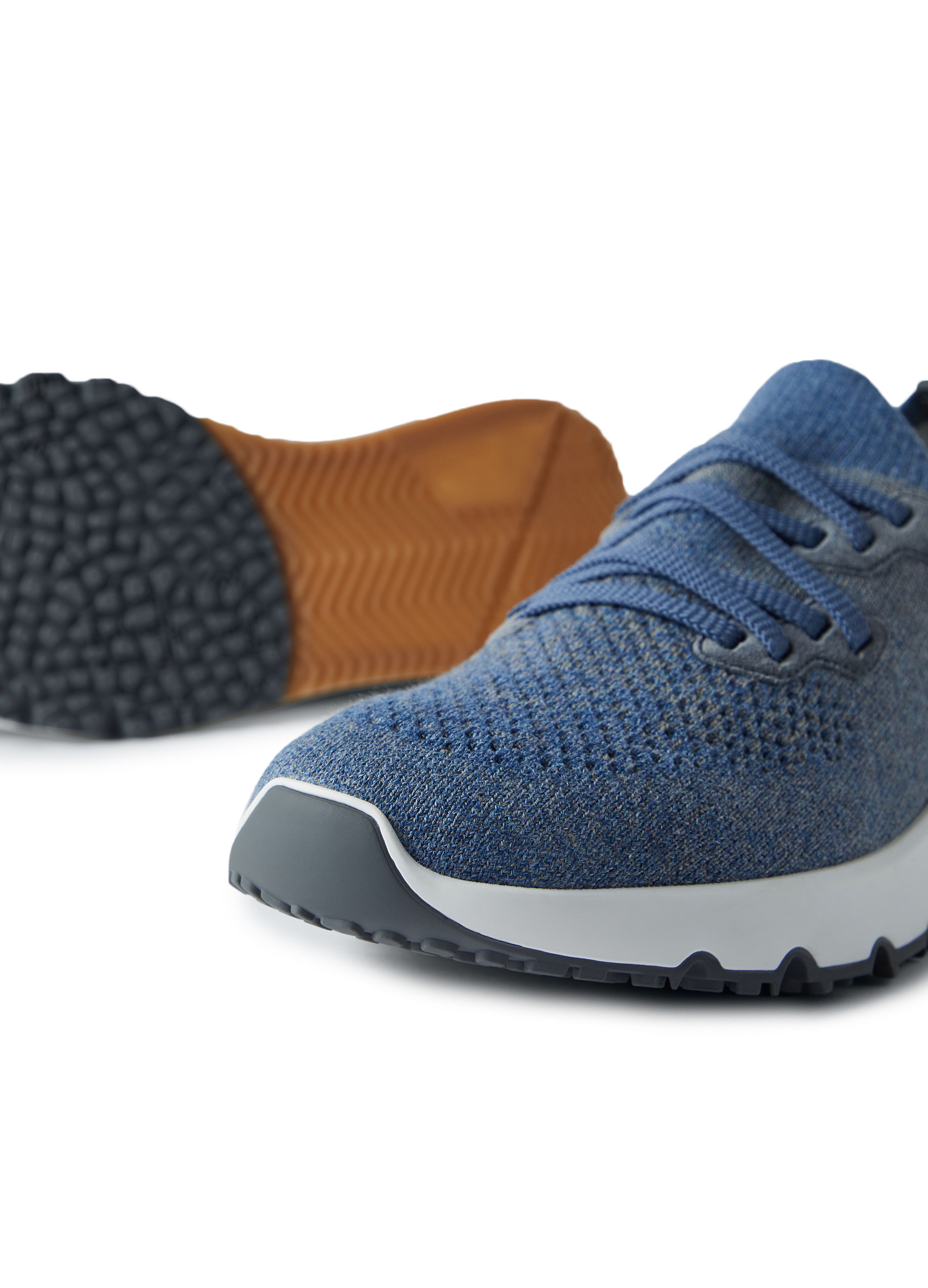 Brunello Cucinelli Knitted running shoes