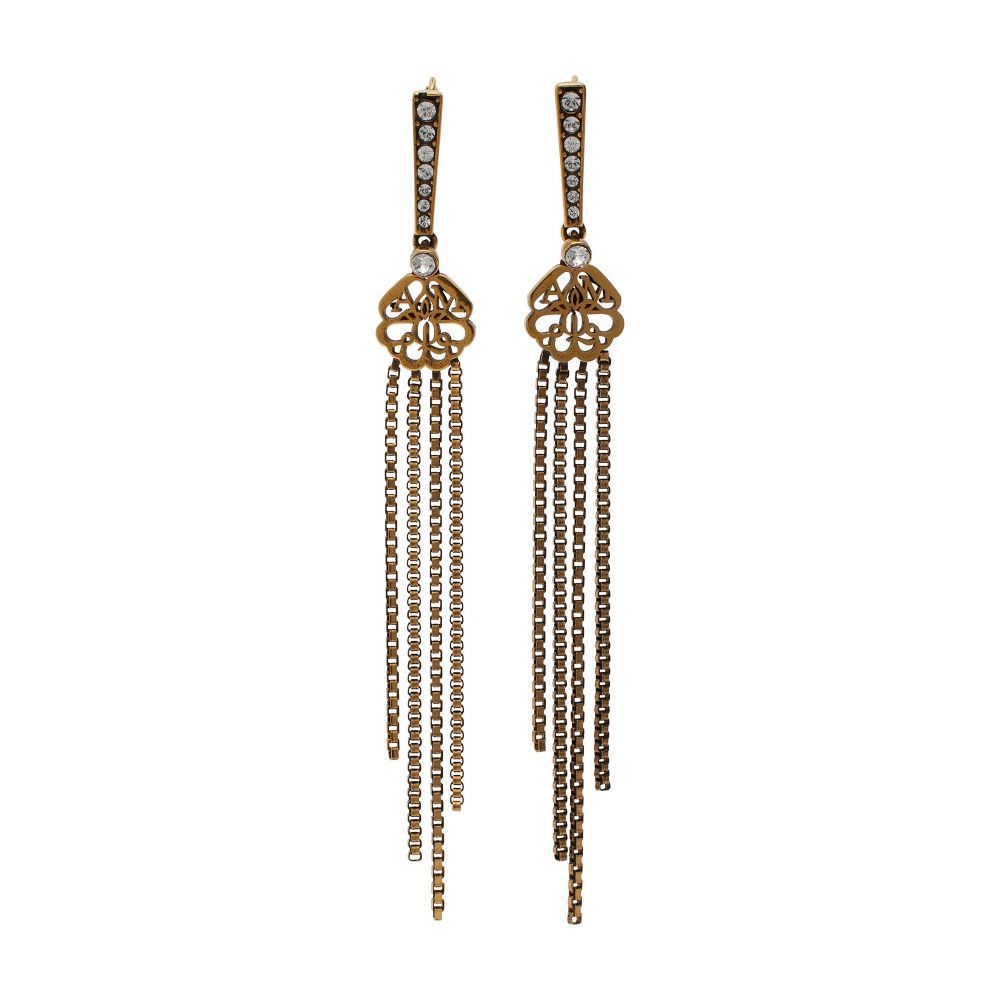 Alexander McQueen Seal drop earrings