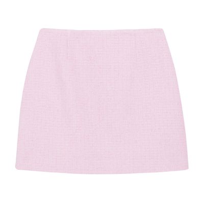  Short tweed skirt