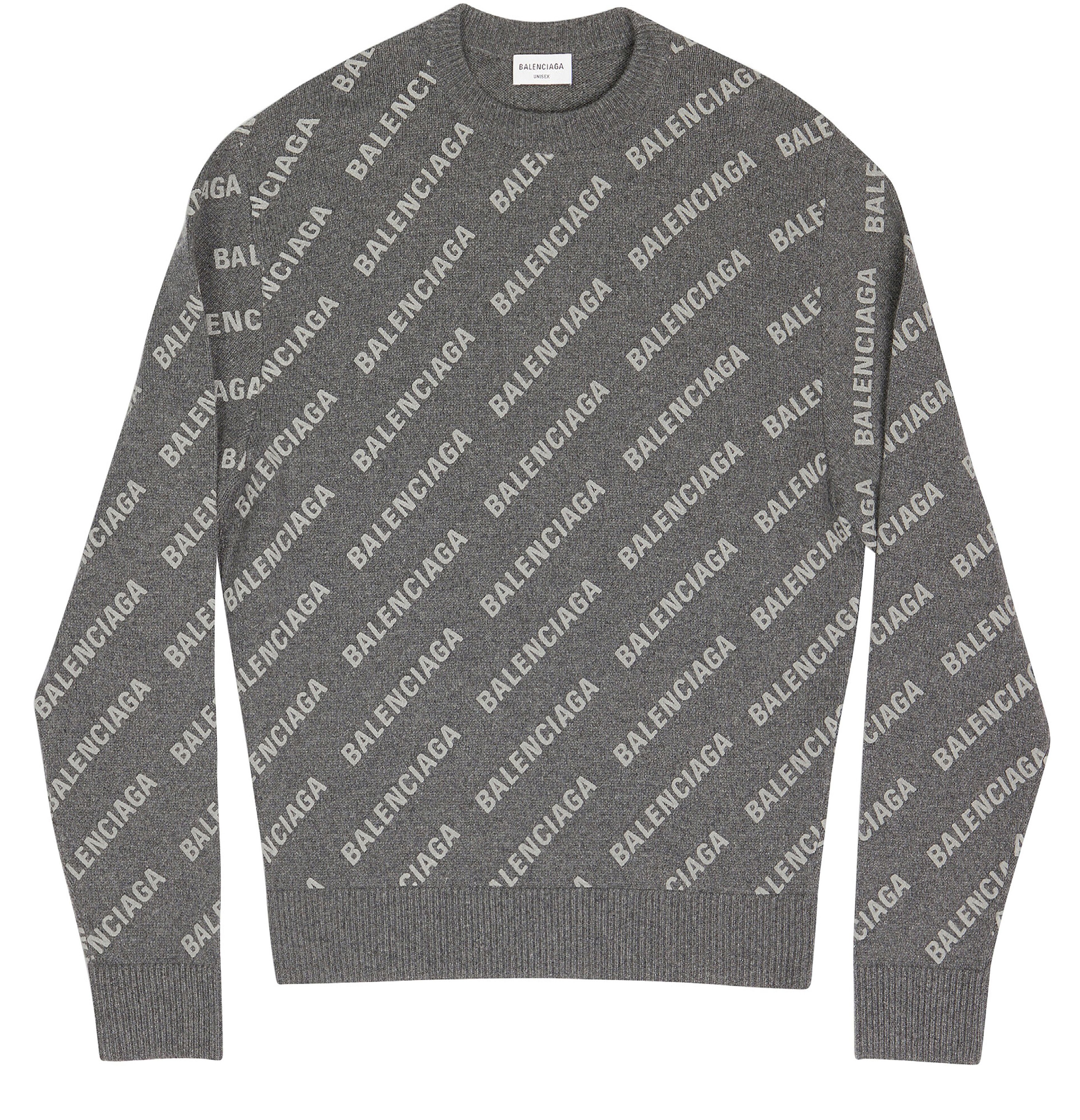 Balenciaga Mini Allover Logo Sweater