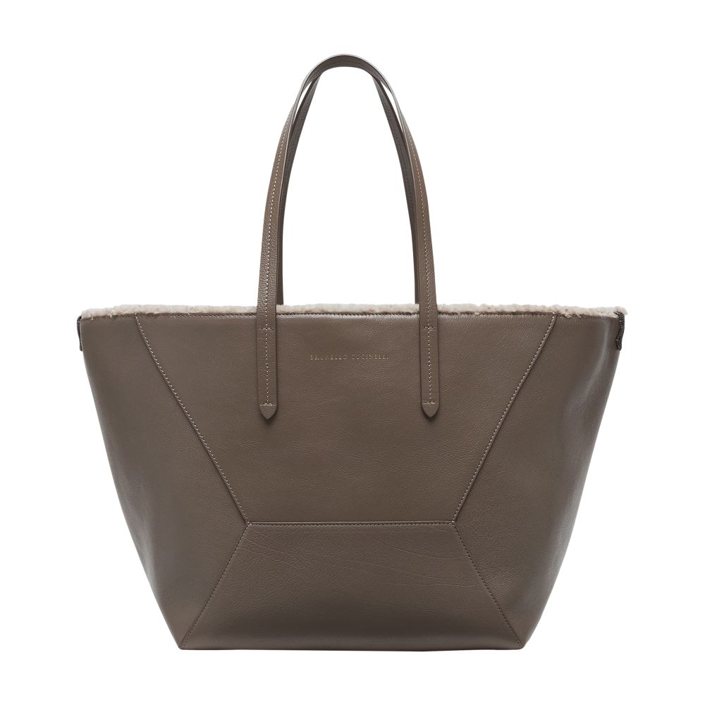 Brunello Cucinelli Shopper bag with monili