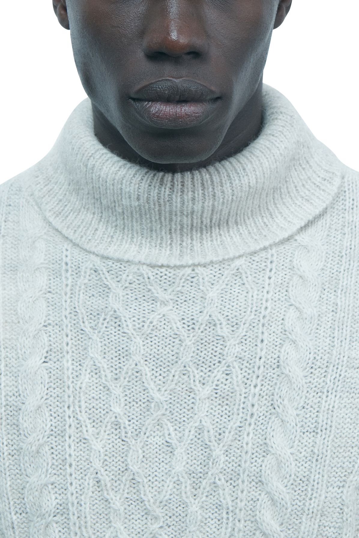 MAISON LABICHE Fizbin turtleneck cable sweater