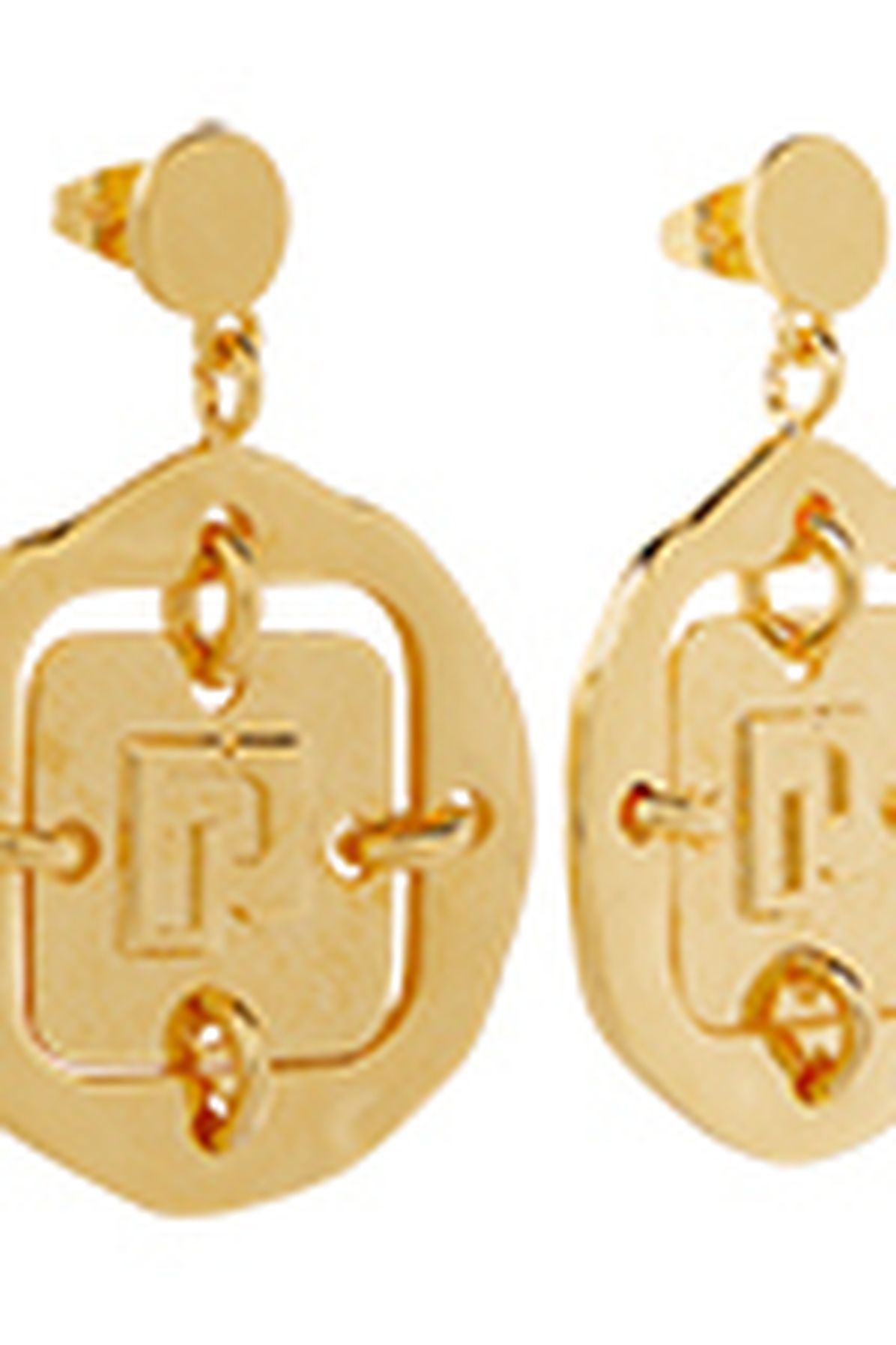 Rabanne Medals earrings