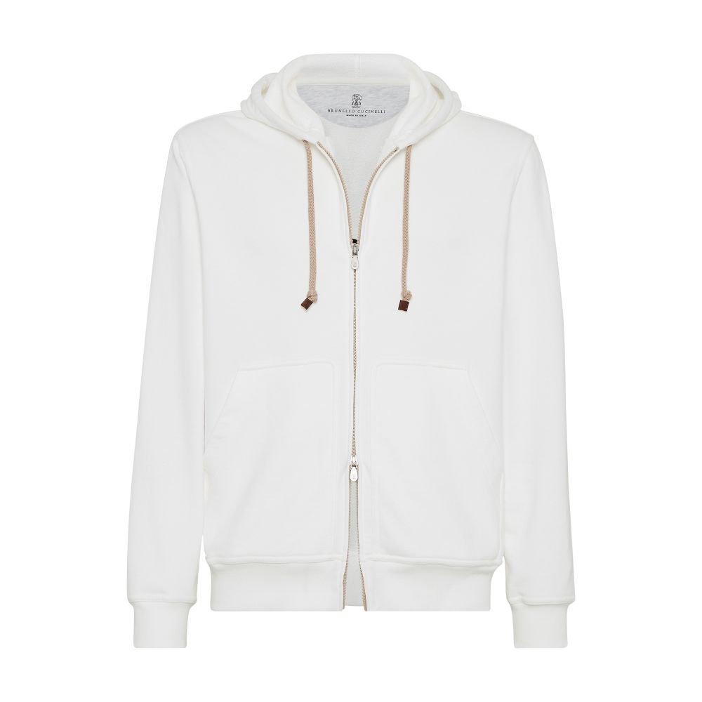 Brunello Cucinelli Hooded zip-up sweatshirt