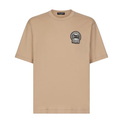 Dolce & Gabbana Cotton T-shirt with logo embroidery