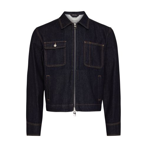 Alexander McQueen Zipped denim jacket 