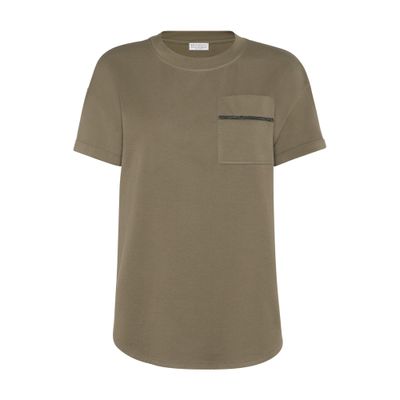 Brunello Cucinelli T-shirt with monili