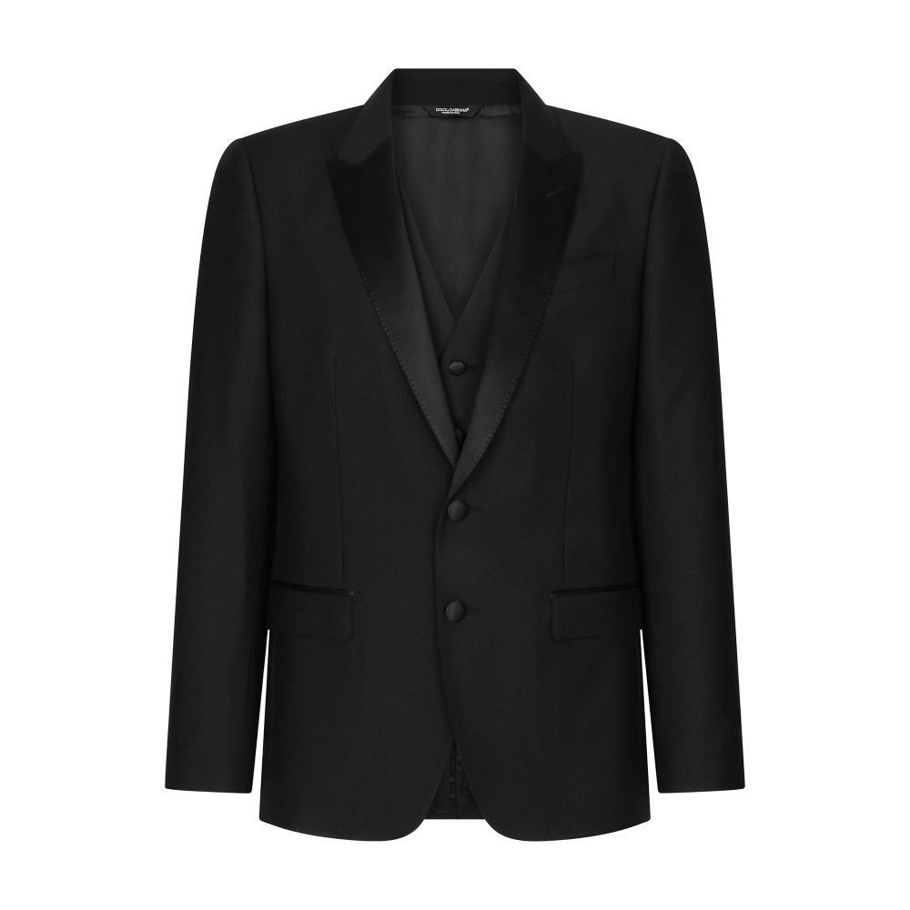 Dolce & Gabbana Martini-fit wool and silk tuxedo suit