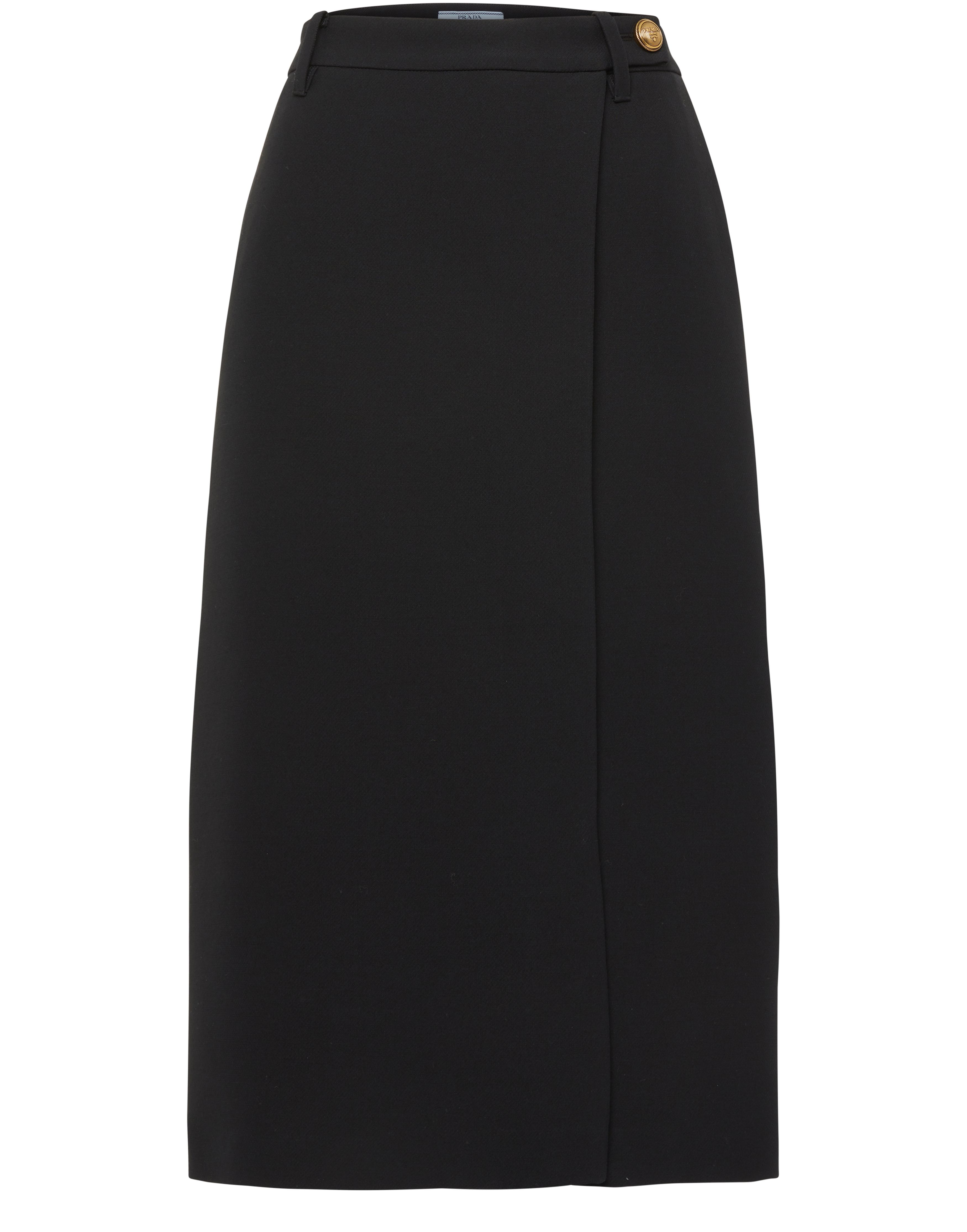 Prada Knee-length skirt in cavalry twill