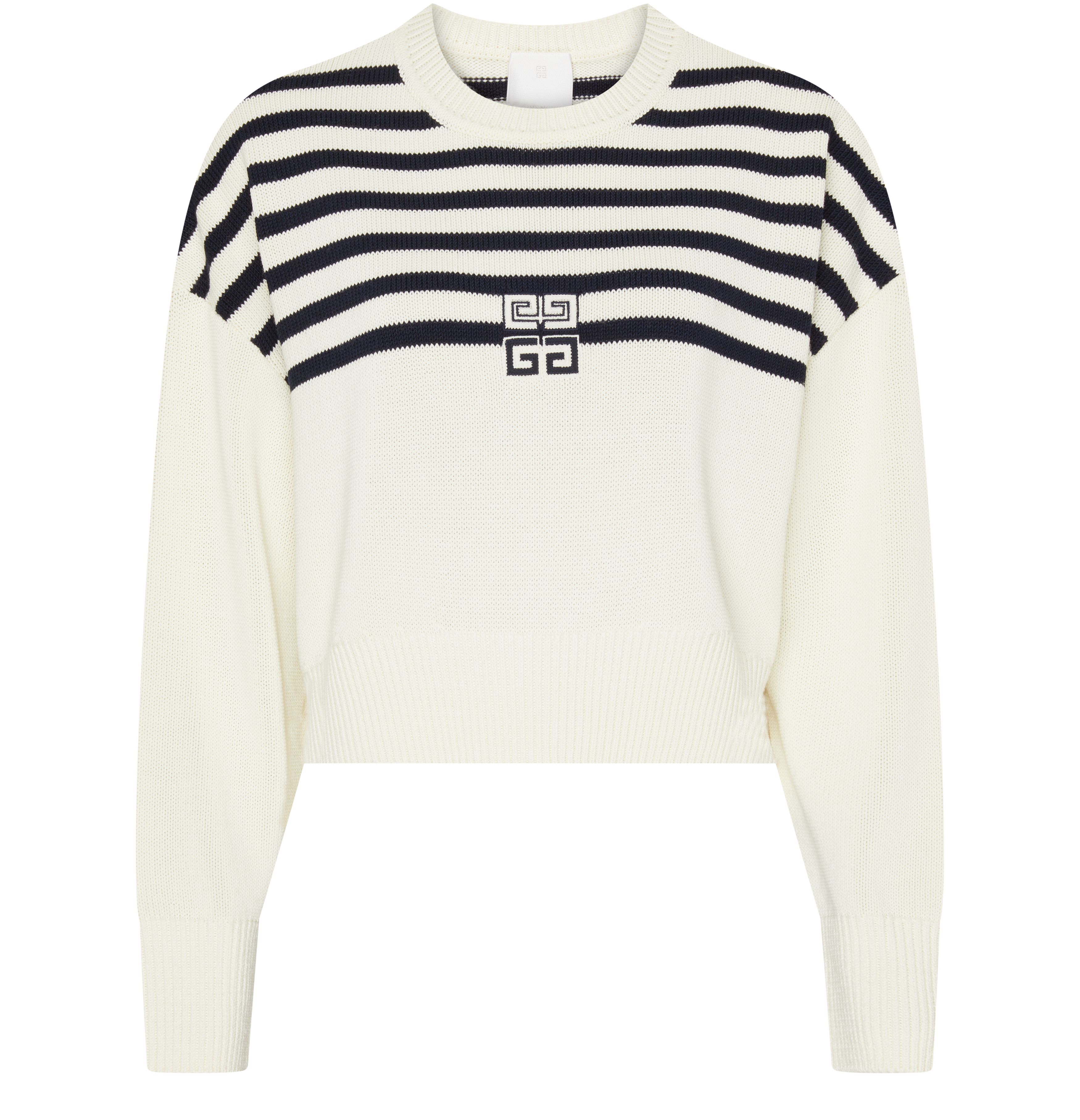 Givenchy 4G striped sweater in wool and cashmere