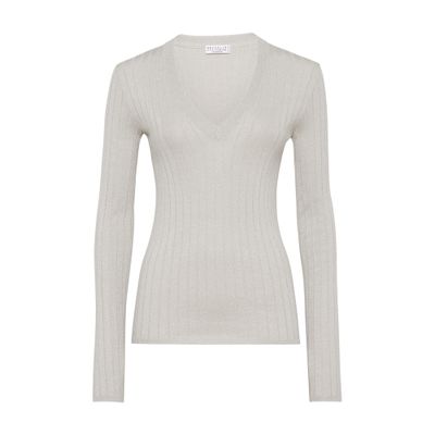 Brunello Cucinelli Cashmere and silk Sparkling sweater