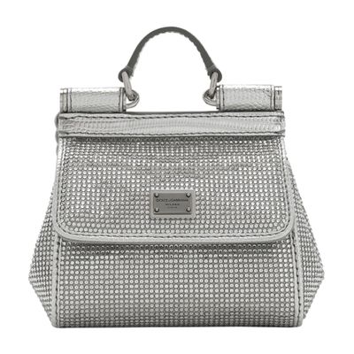 Dolce & Gabbana KIM DOLCE & GABBANA mini rhinestone Sicily bag