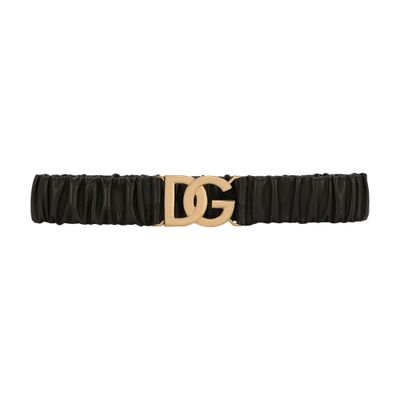 Dolce & Gabbana Elasticated leather belt