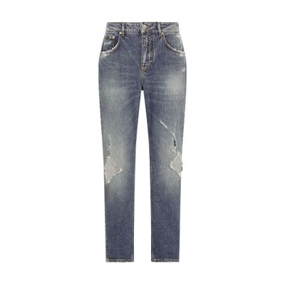 Dolce & Gabbana Boyfriend jeans with rips