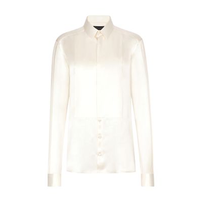 Dolce & Gabbana Silk shirt with shirt front