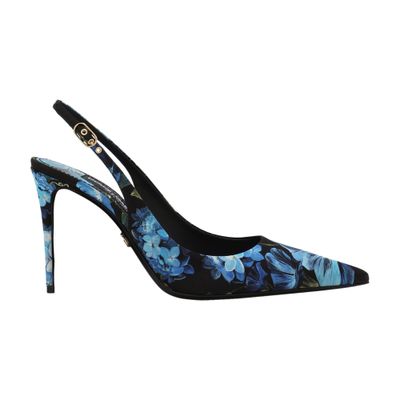 Dolce & Gabbana Charmeuse slingbacks