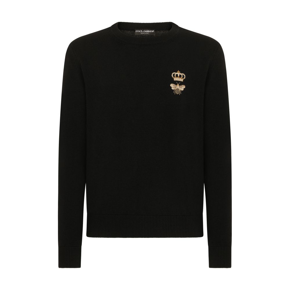 Dolce & Gabbana Wool round-neck sweater