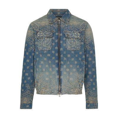 Amiri Bandana jacquard blouson